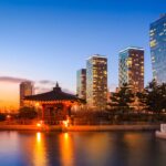 Songdo,Park,And,Songdo,District,At,Incheon,,South,Korea